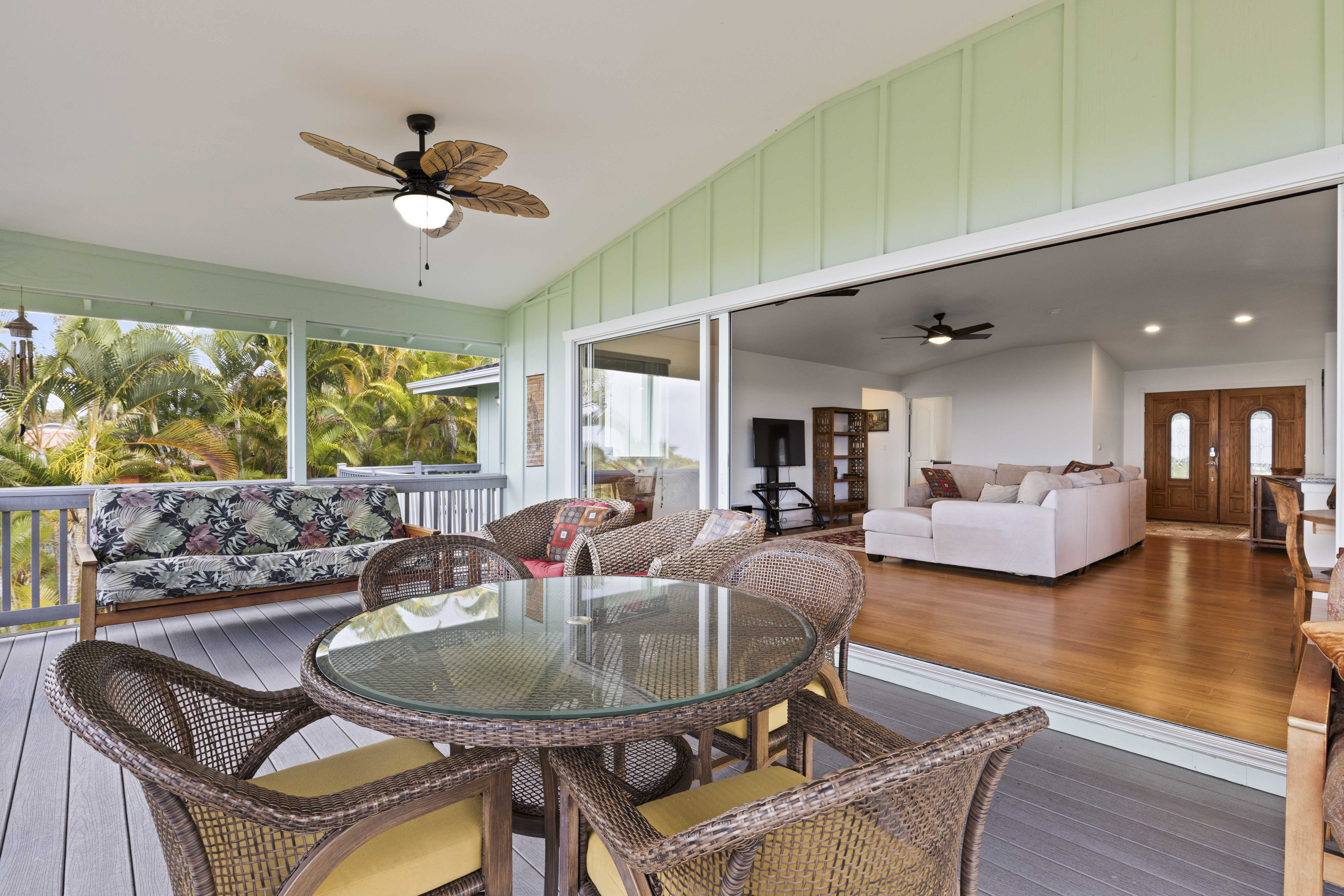 84-4955 Ke Ala O Keawe Road Captain Cook, HI 96704 - Photo 10 of 23 a living room with furniture and a large window