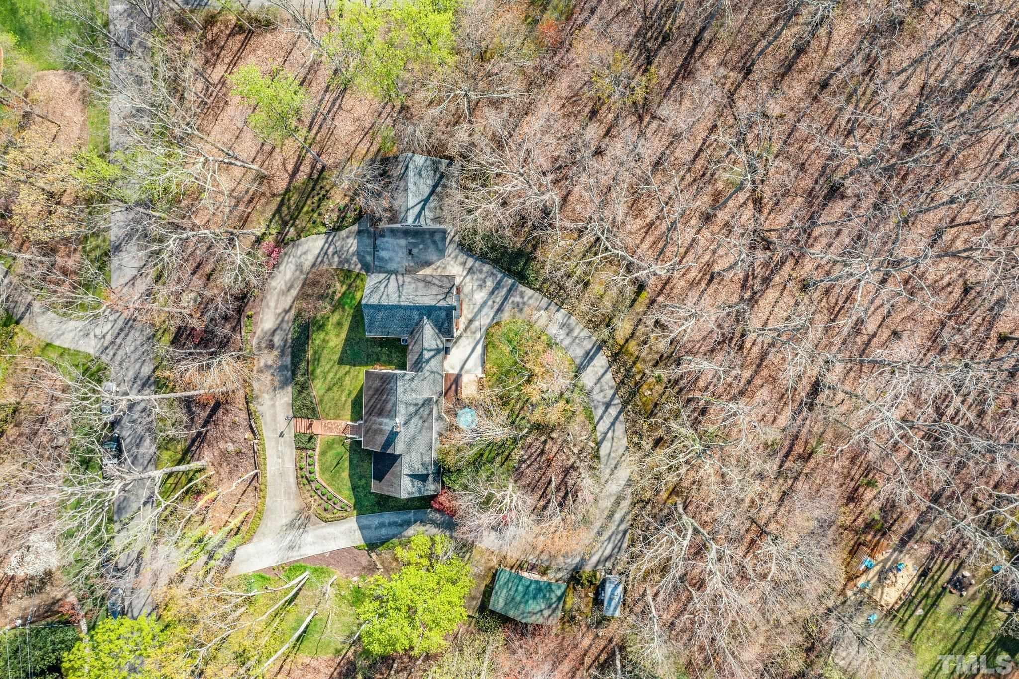 225 North Ridge Circle Roxboro, NC 27574 - Photo 3 of 33 a aerial view of a house with a yard