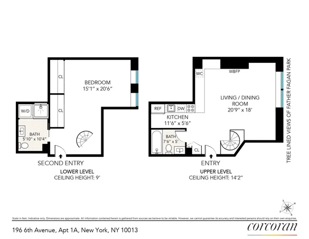 $1,595,000 | 196 6th Avenue, Unit 1A | SoHo