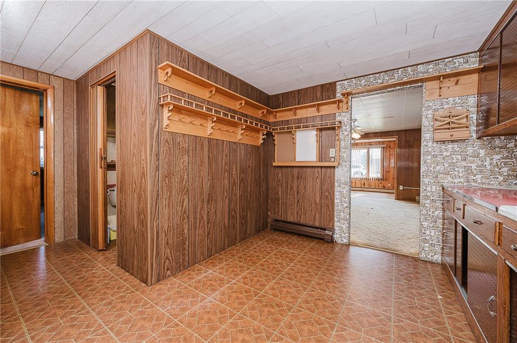 151 Hemlock Road Commodore, PA 15729 - Photo 15 of 50 a view of a hallway with wooden shelves