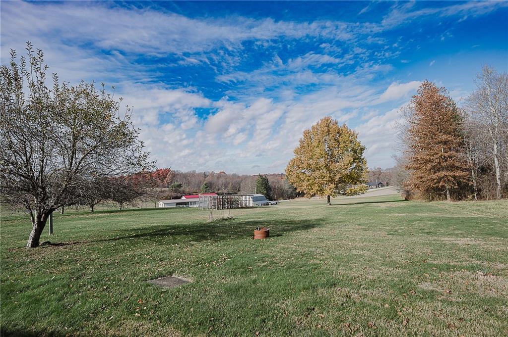 151 Hemlock Road Commodore, PA 15729 - Photo 47 of 50 a backyard of a house with a yard and outdoor seating