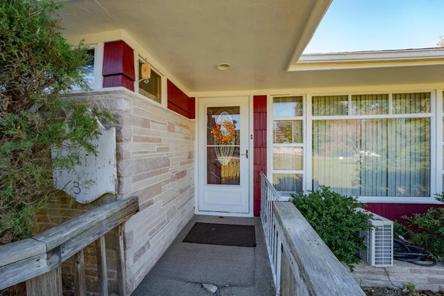 a house view with a backyard