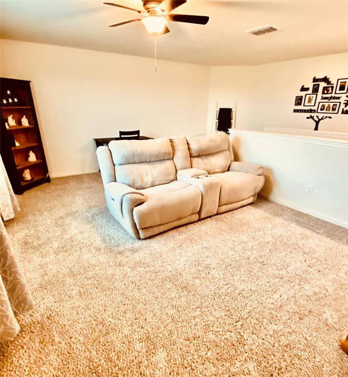 196 Cattlemans Crk Road West Newark, TX 76071 - Photo 10 of 24 Carpeted interior space featuring light-colored walls