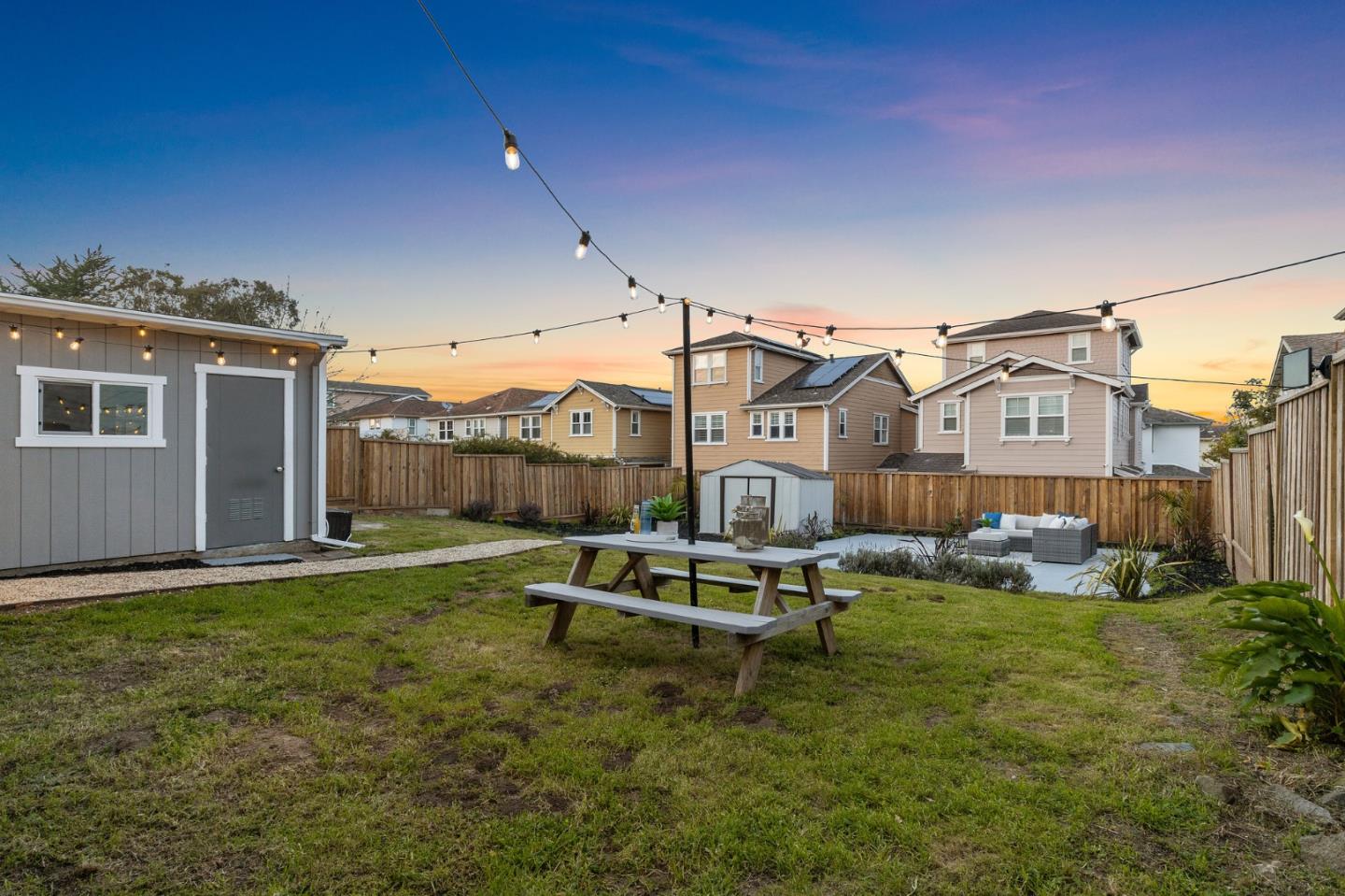 551 Inverness Drive Pacifica, CA 94044 - Photo 33 of 37 a house view with a sitting space and garden
