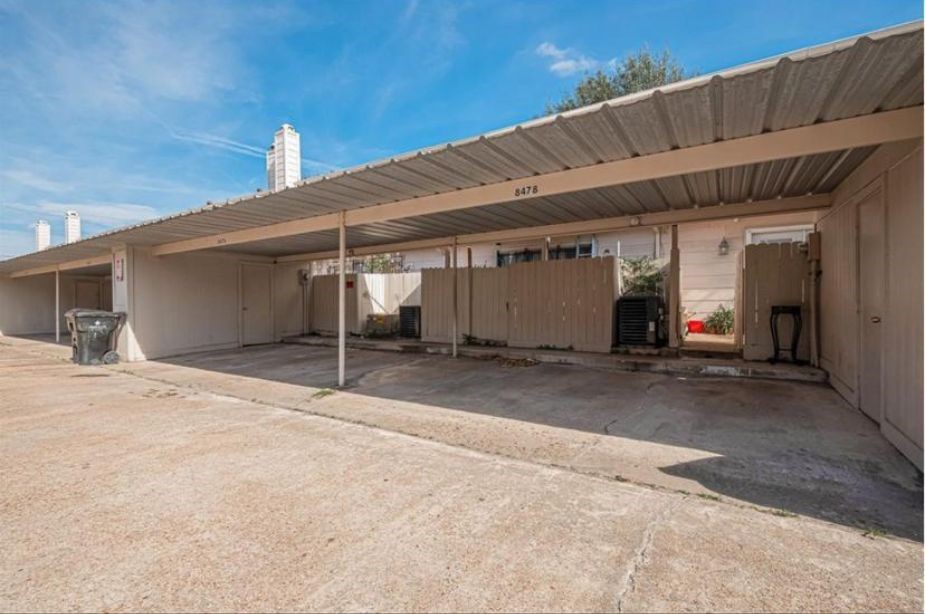 8351 Ariel Street Houston, TX 77074 - Photo 8 of 10 a view of a house with a patio