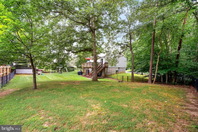 a view of a trees in front of a house with a big yard