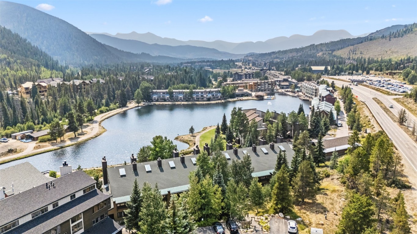 22300 Highway 6, Unit 1745 Keystone, CO 80435 - Photo 40 of 43 a view of a lake with a mountain in the background