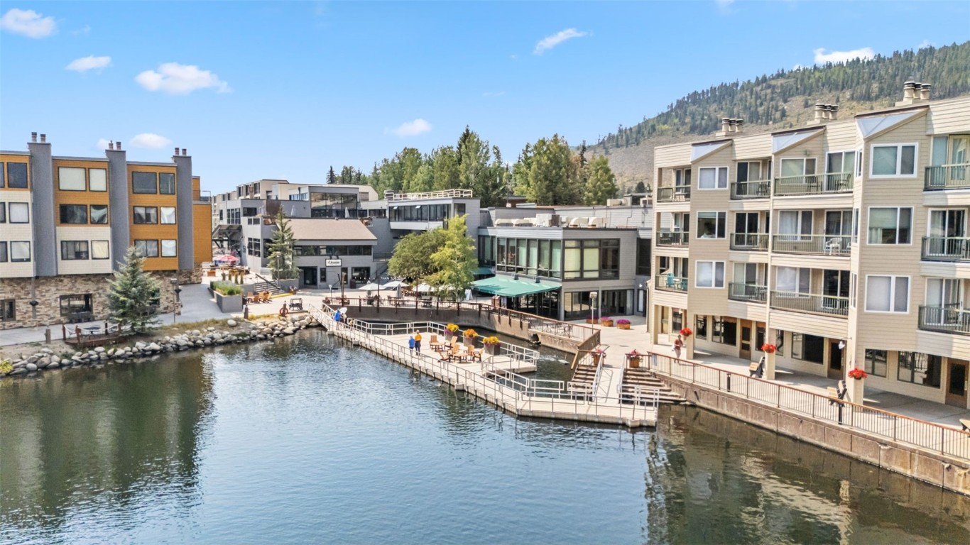 22300 Highway 6, Unit 1745 Keystone, CO 80435 - Photo 42 of 43 a view of residential houses with swimming pool and lake view