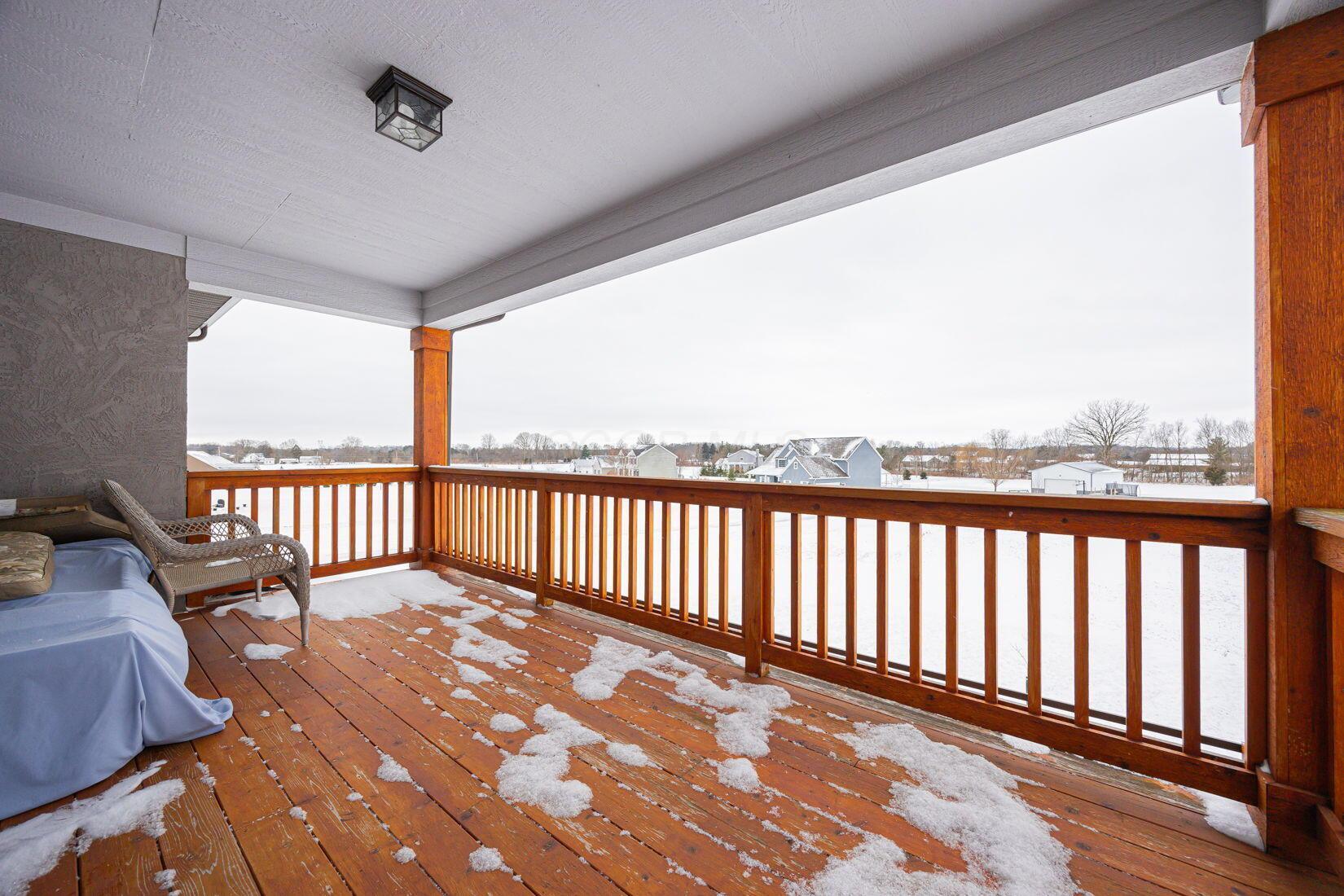 4908 South Section Line Road Delaware, OH 43015 - Photo 59 of 99 Upper level balcony off of flex/retreat room