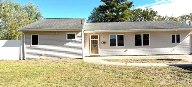 a backyard of a house