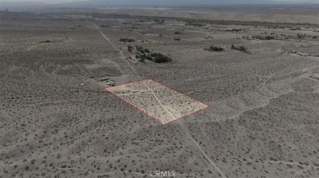 a view of a dry yard with wooden fence