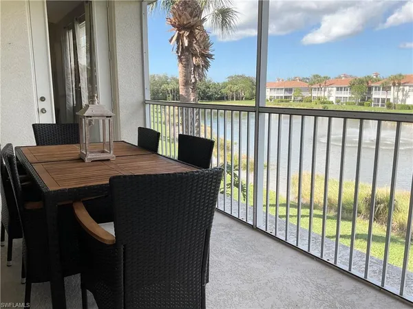 a view of city from a balcony