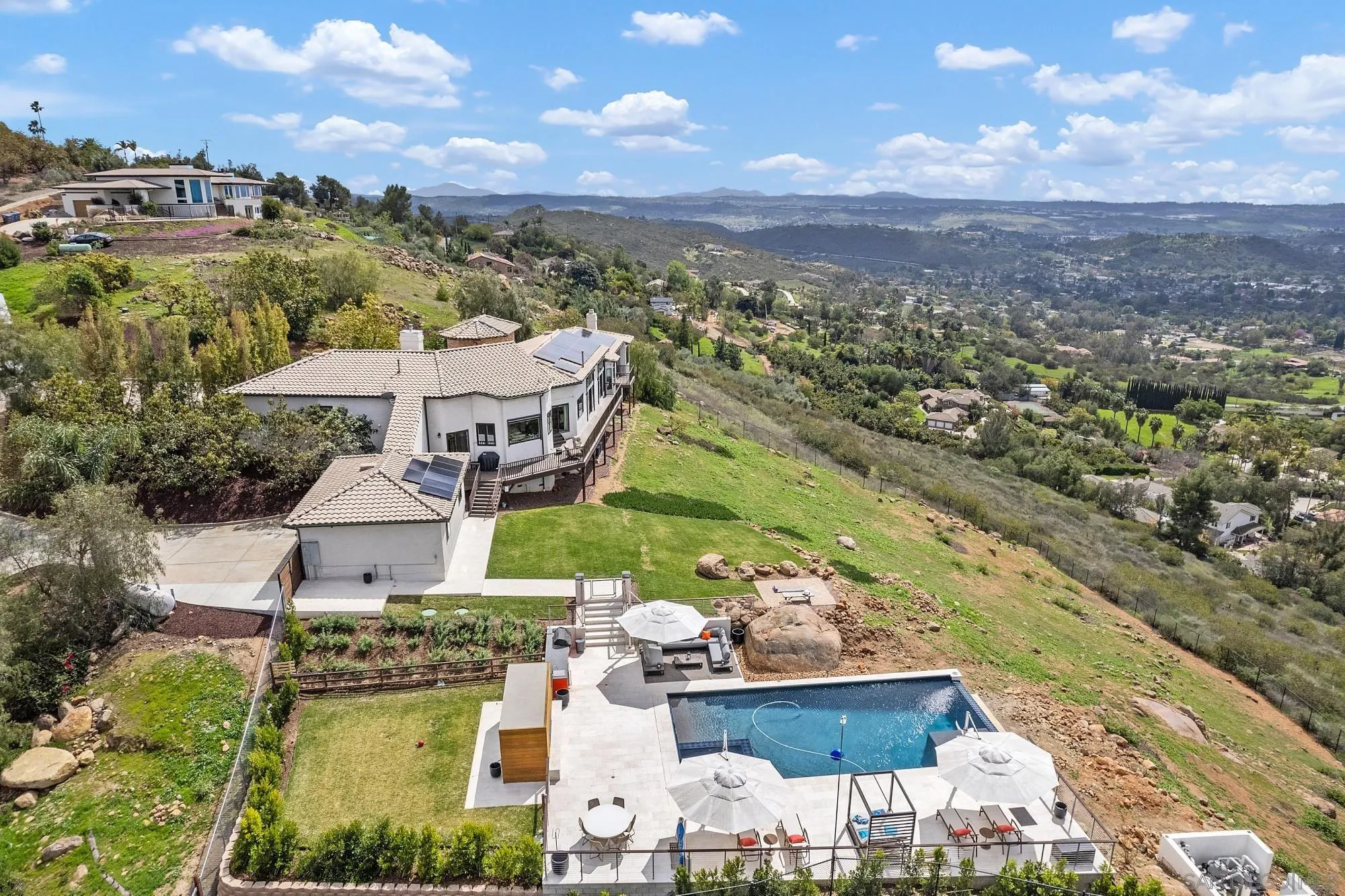 15484 Markar Road Poway, CA 92064 - Photo 3 of 75 a view of a city with a lake in the background