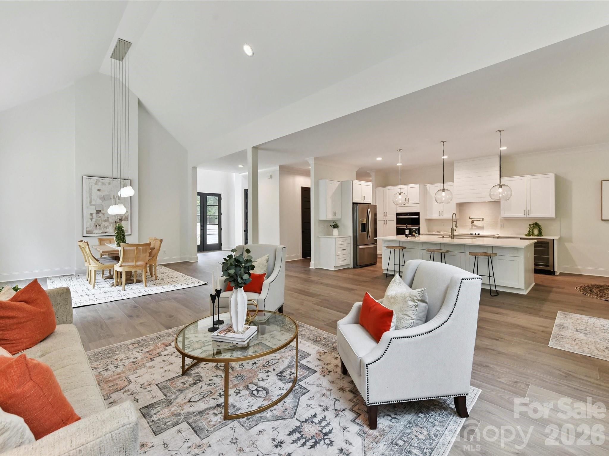 3830 Mill Run Terrell, NC 28682 - Photo 10 of 39 a living room with furniture and kitchen view