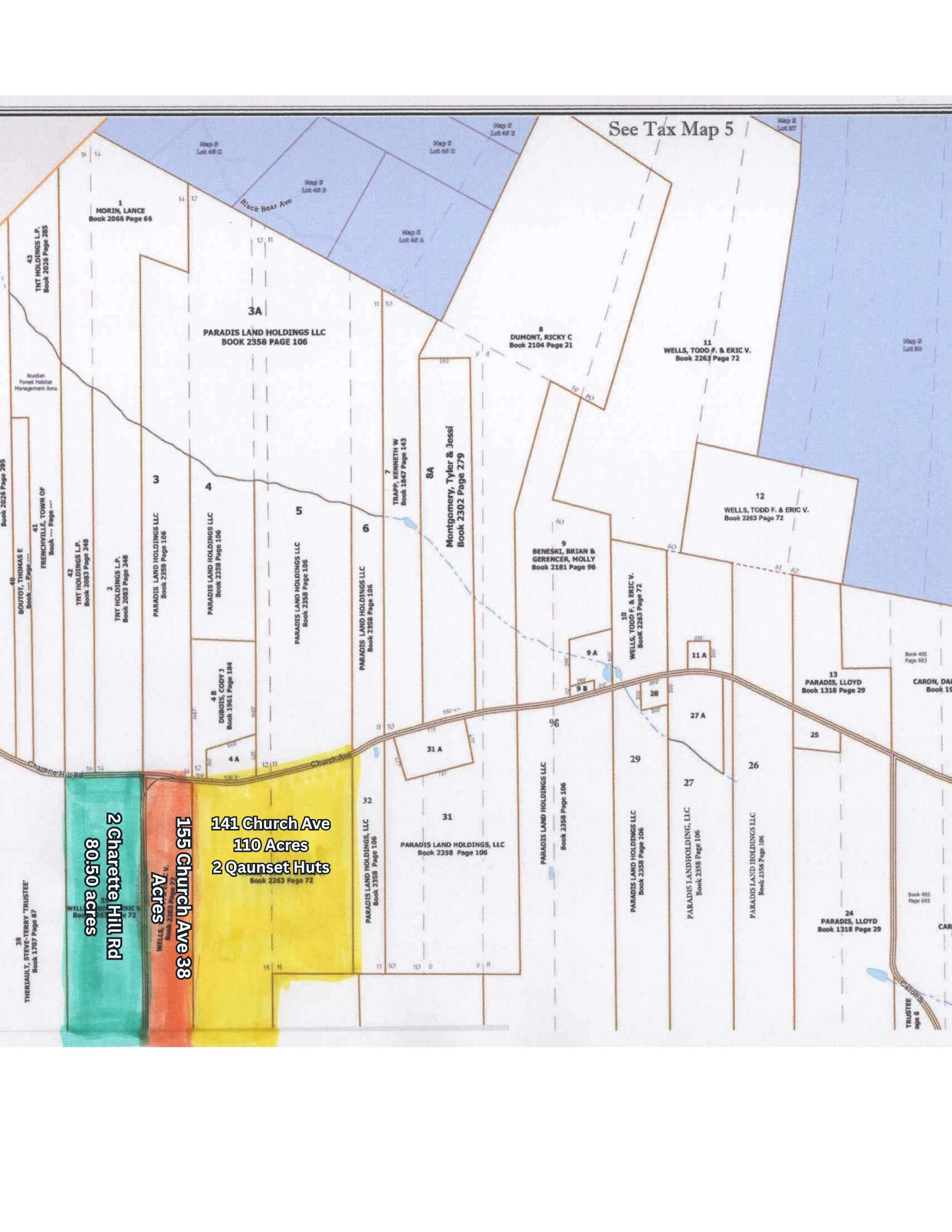 2 Charette Hill Road Fort Kent, ME 04743 - Photo 2 of 2 Tax maps 141 155 Church Ave 2 Charette .