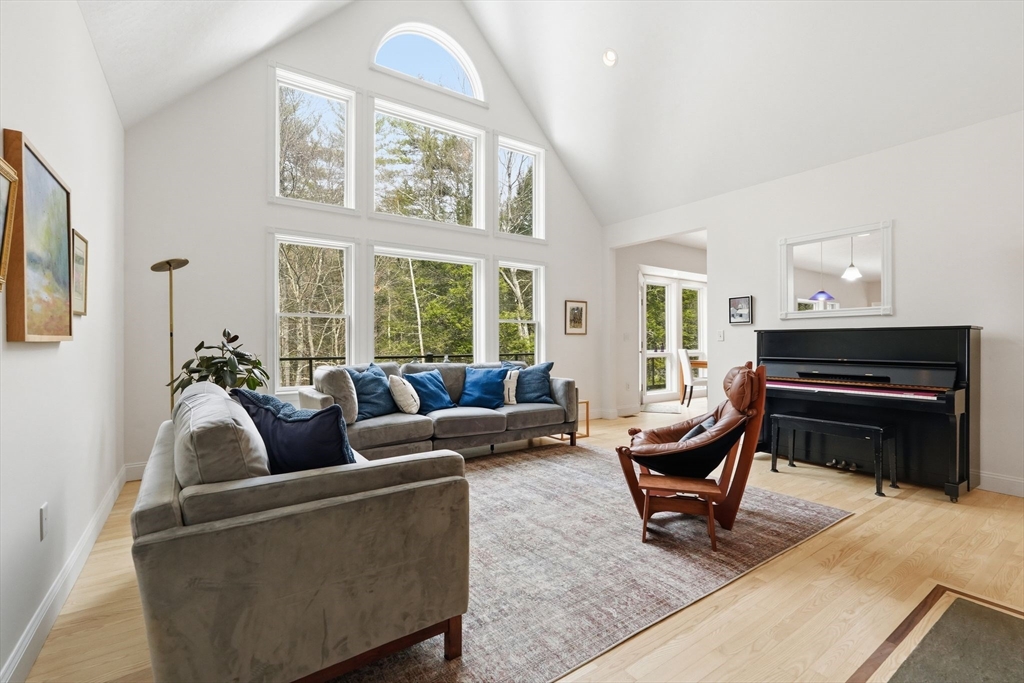 16 North Valley Road Pelham, MA 01002 - Photo 4 of 41 a living room with furniture and a piano