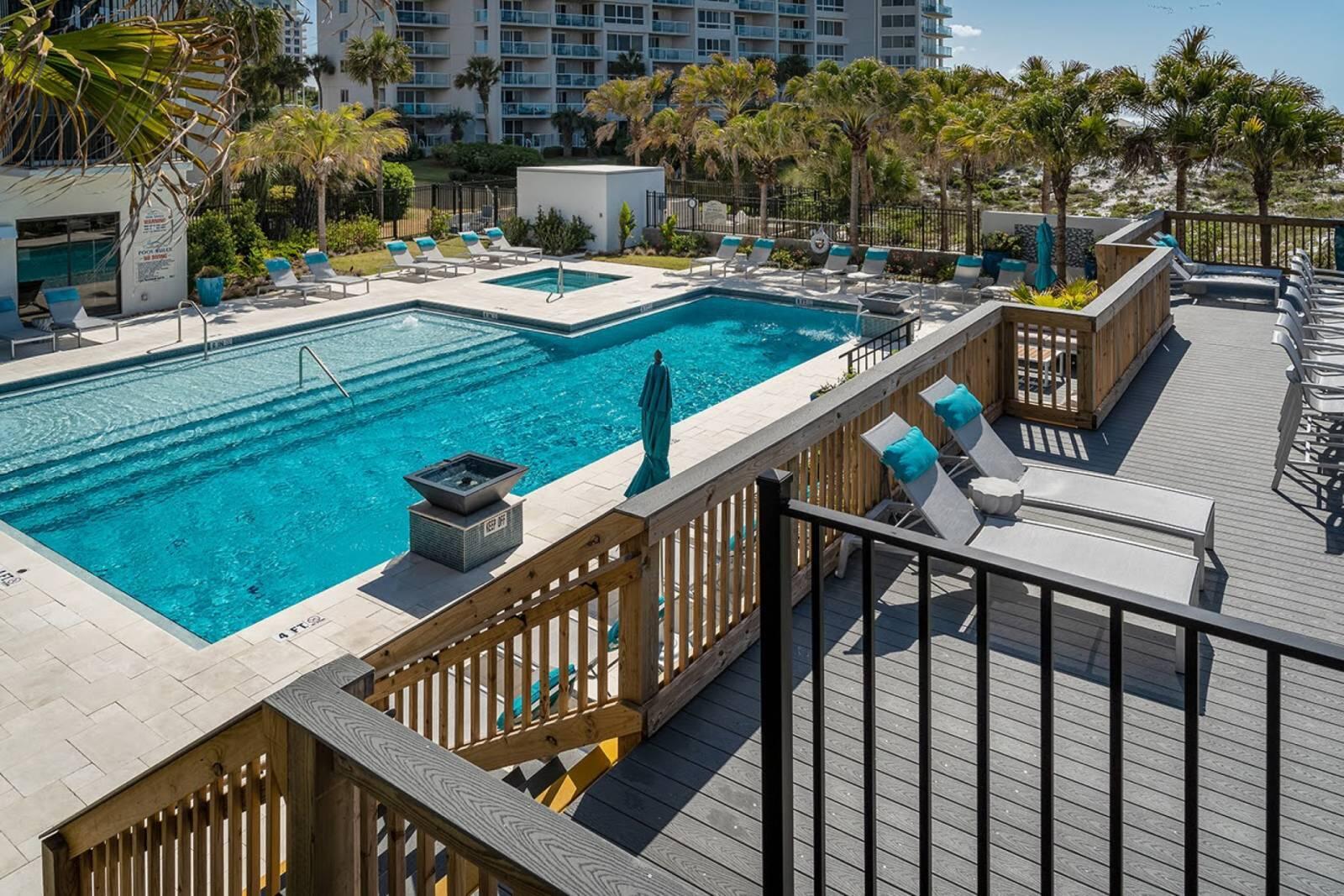4017 Beachside 1, Unit 4017 Miramar Beach, FL 32550 - Photo 20 of 26 a view of balcony with furniture