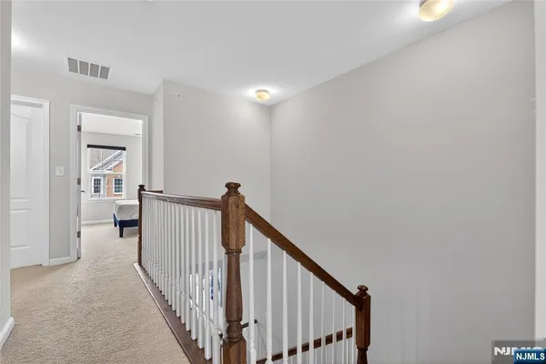 a view of a hallway with a hallway