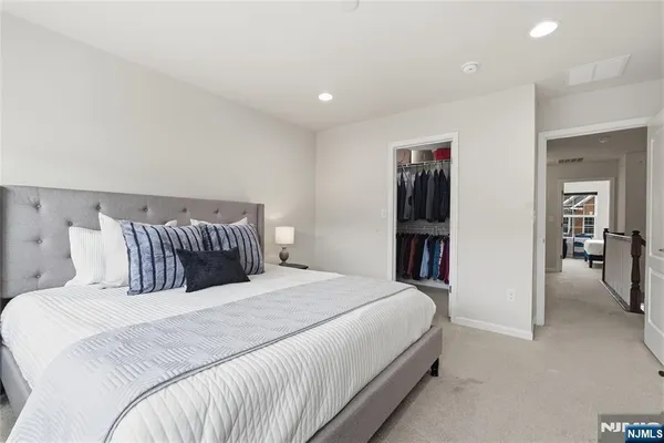 a view of a walk in closet