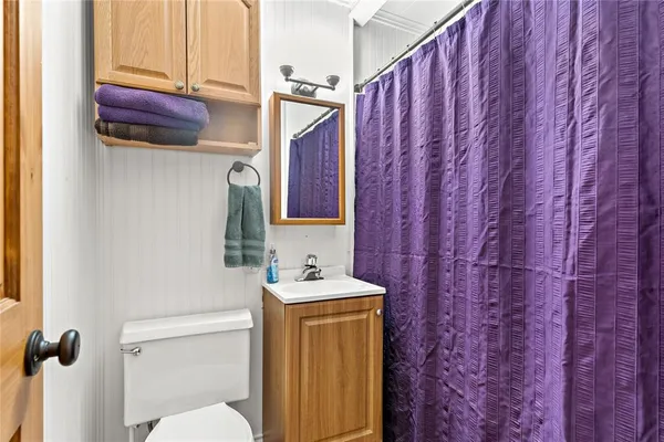a bathroom with a sink and a toilet