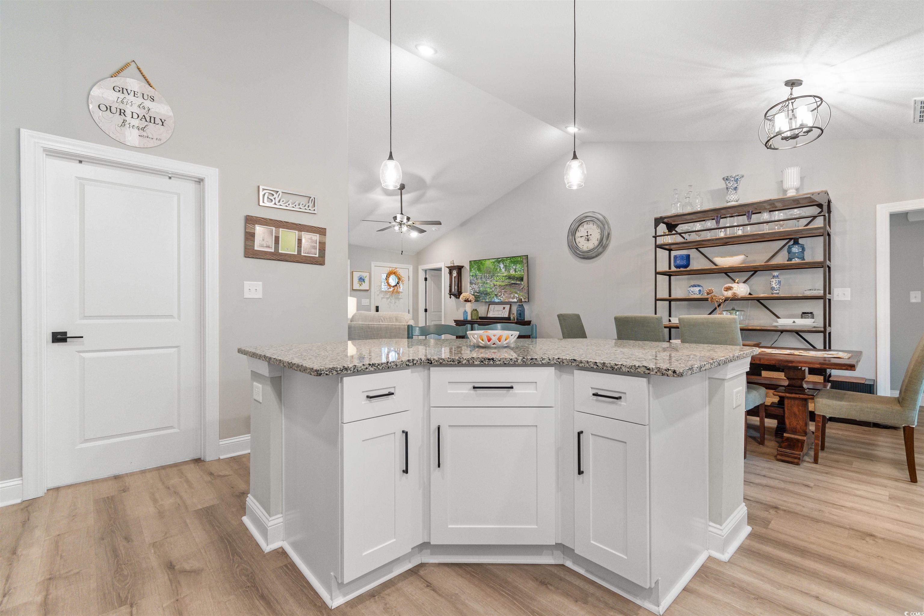 2279 Vaught Road Galivants Ferry, SC 29544 - Photo 11 of 40 Kitchen featuring light wood-type flooring, ceilin