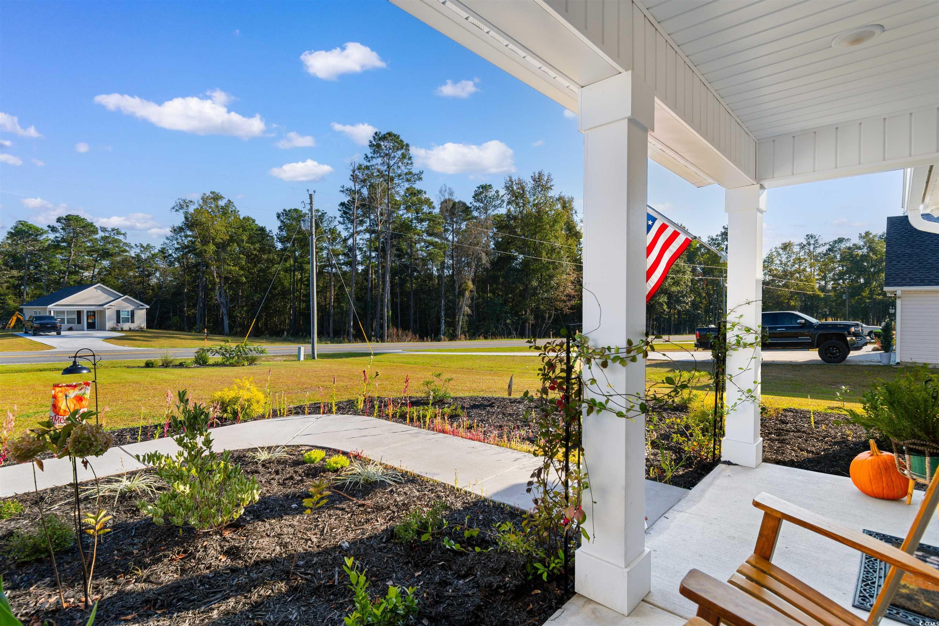 2279 Vaught Road Galivants Ferry, SC 29544 - Photo 32 of 40 View of yard with a porch