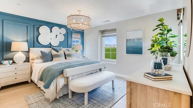 a bed room with bed and a window