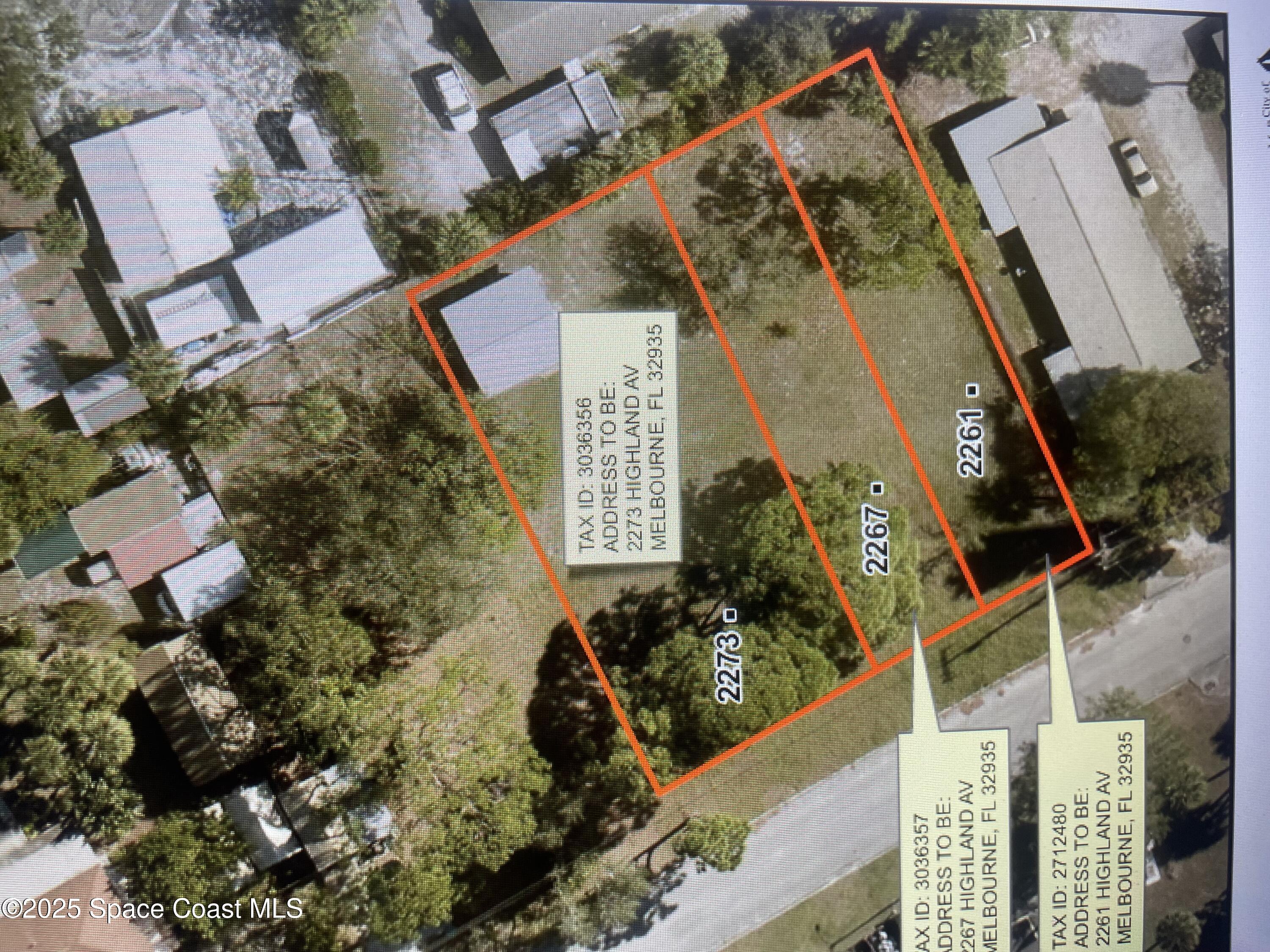 2273 Highland Avenue Melbourne, FL 32935 - Photo 3 of 20 an aerial view of a house