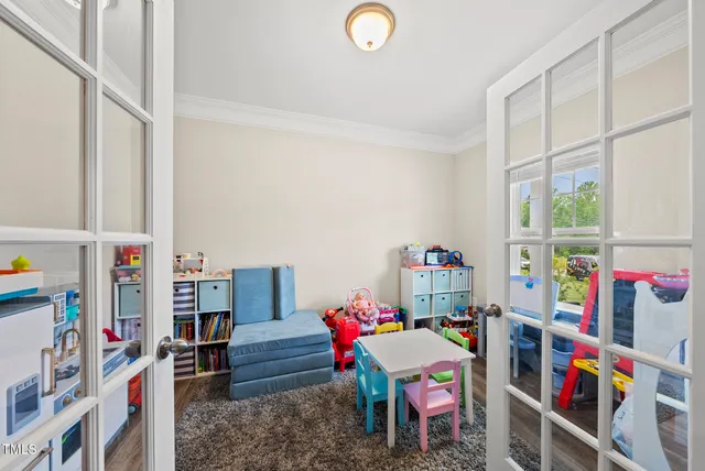 a play room with toys