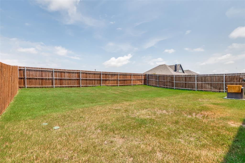 3822 Myrtle Way Kaufman, TX 75142 - Photo 36 of 39 a view of yard with swimming pool outdoor seating and barbeque in the background