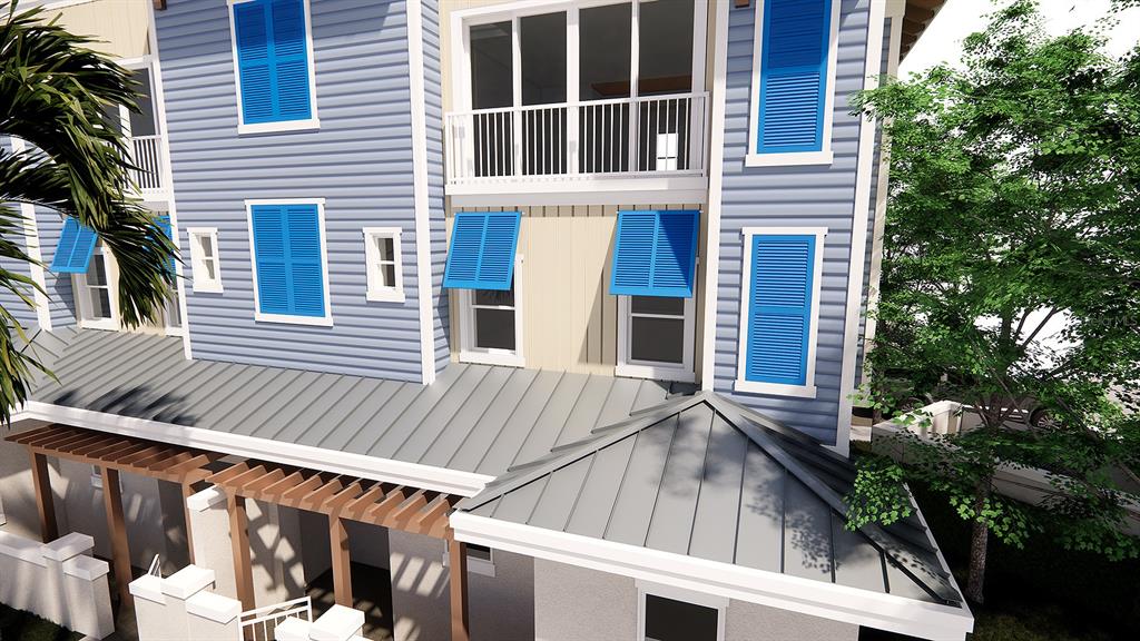 16 Outlook Way, Unit 9 Dunedin, FL 34698 - Photo 17 of 77 a view of a house with a door and a tree