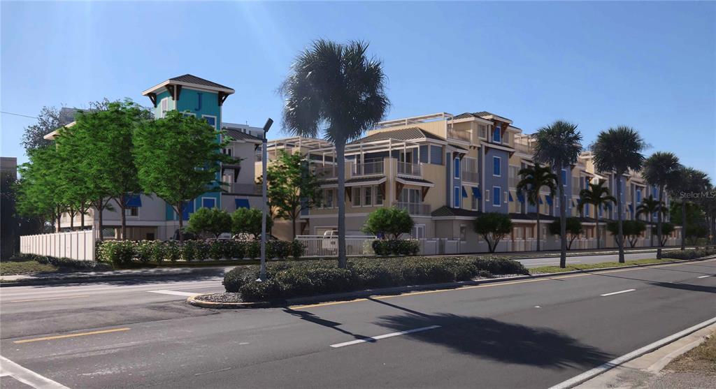 16 Outlook Way, Unit 9 Dunedin, FL 34698 - Photo 26 of 77 a view of a street with a building in the background