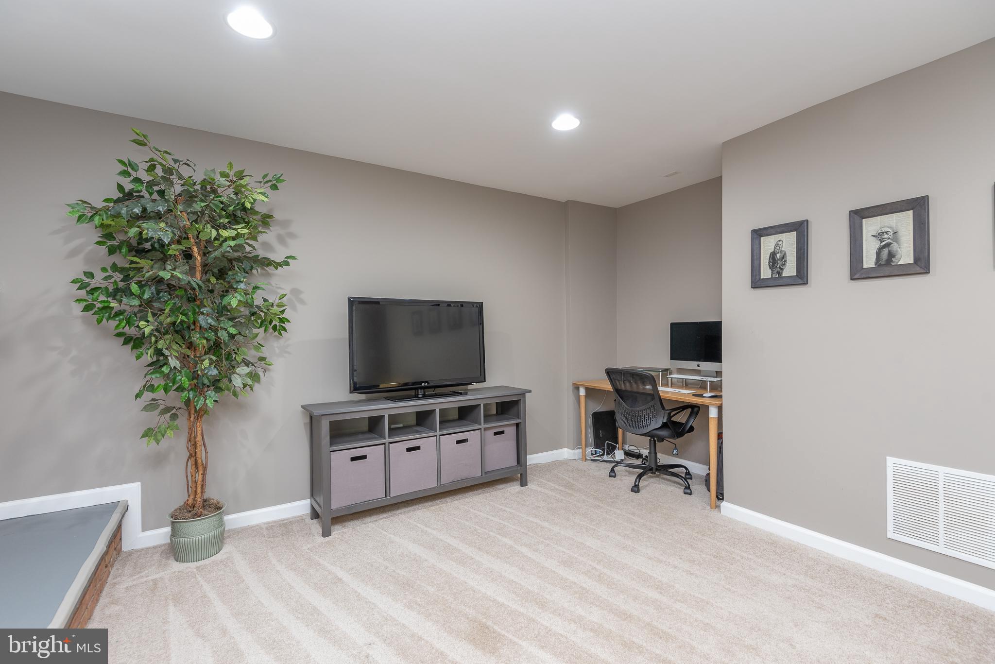 8977 Omega Court Springfield, VA 22152 - Photo 22 of 29 Lower Level Family Room