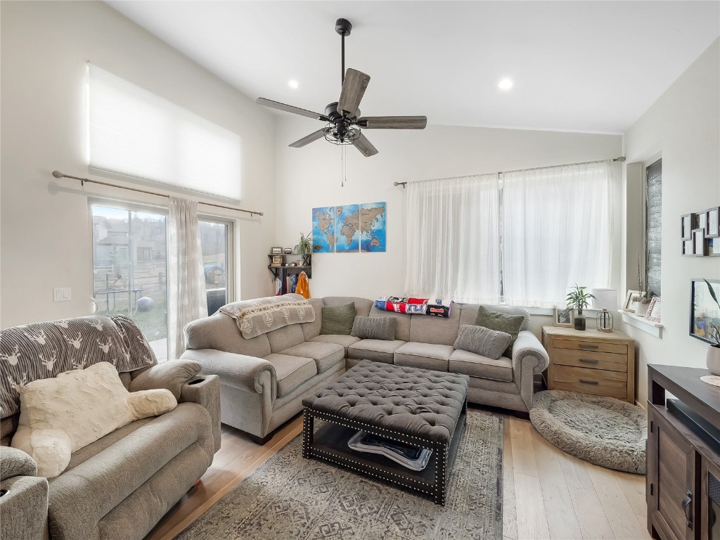 223 Haymaker Street Silverthorne, CO 80498 - Photo 15 of 17 a living room with furniture ceiling fan and a window