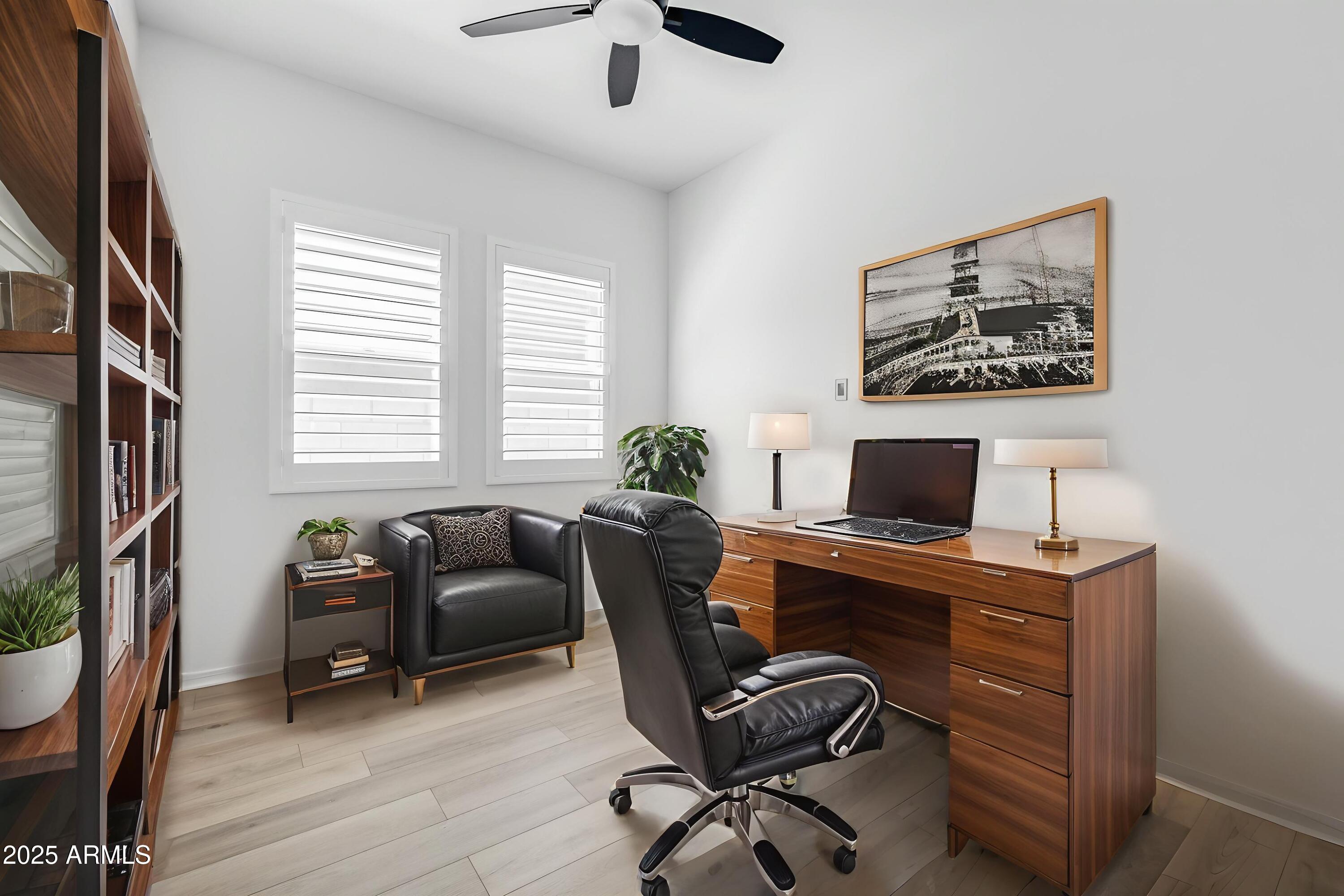 4252 East Bernice Street Gilbert, AZ 85295 - Photo 37 of 72 a view of a workspace with furniture and a window