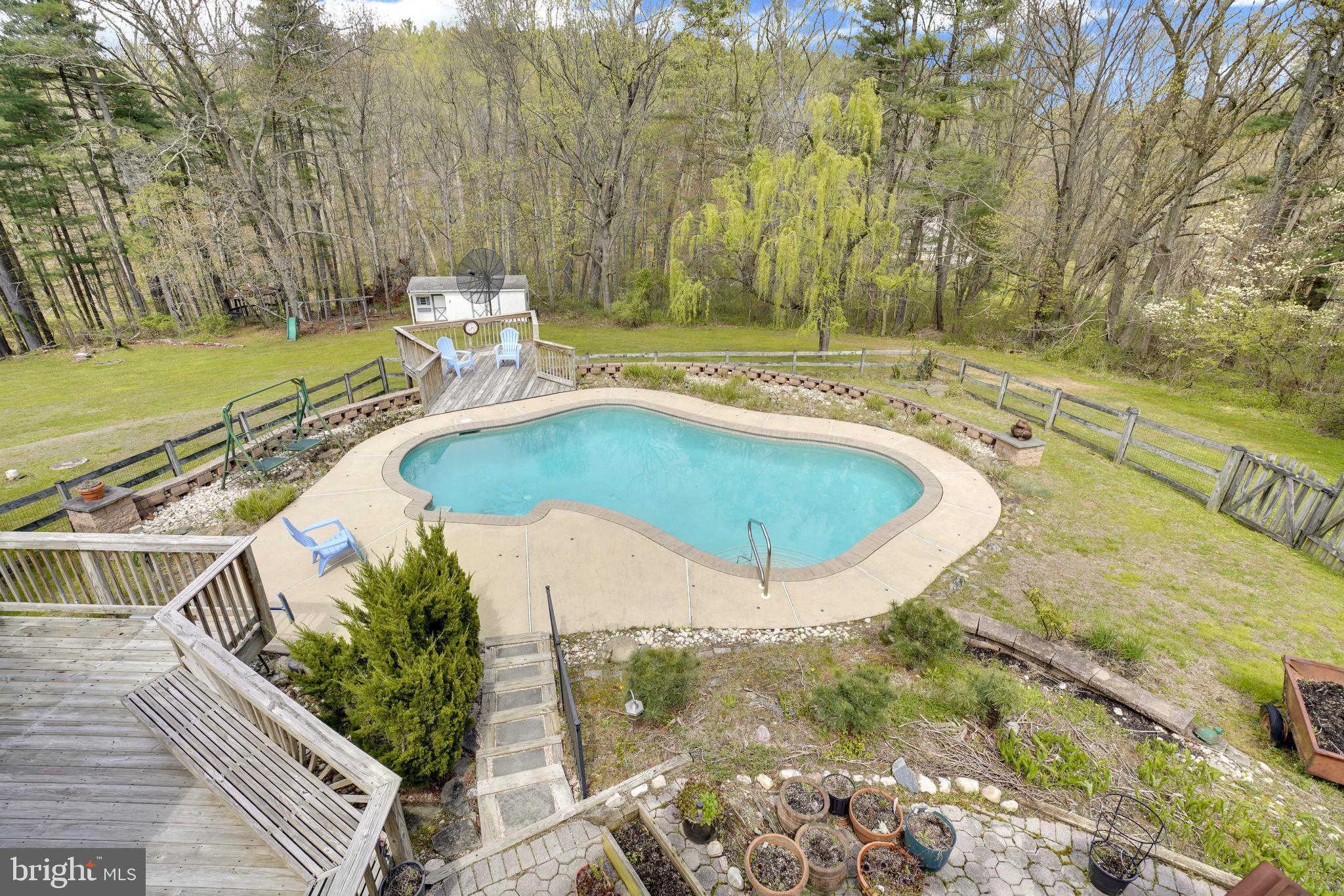 2150 Brown Road Finksburg, MD 21048 - Photo 45 of 81 View from the Balcony in early Spring