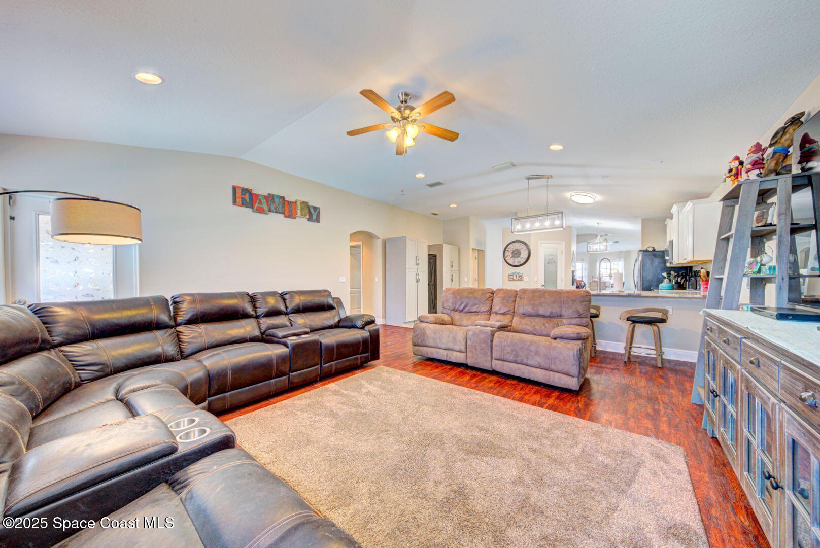 4082 Brantley Circle Rockledge, FL 32955 - Photo 14 of 31 Family Room View 3