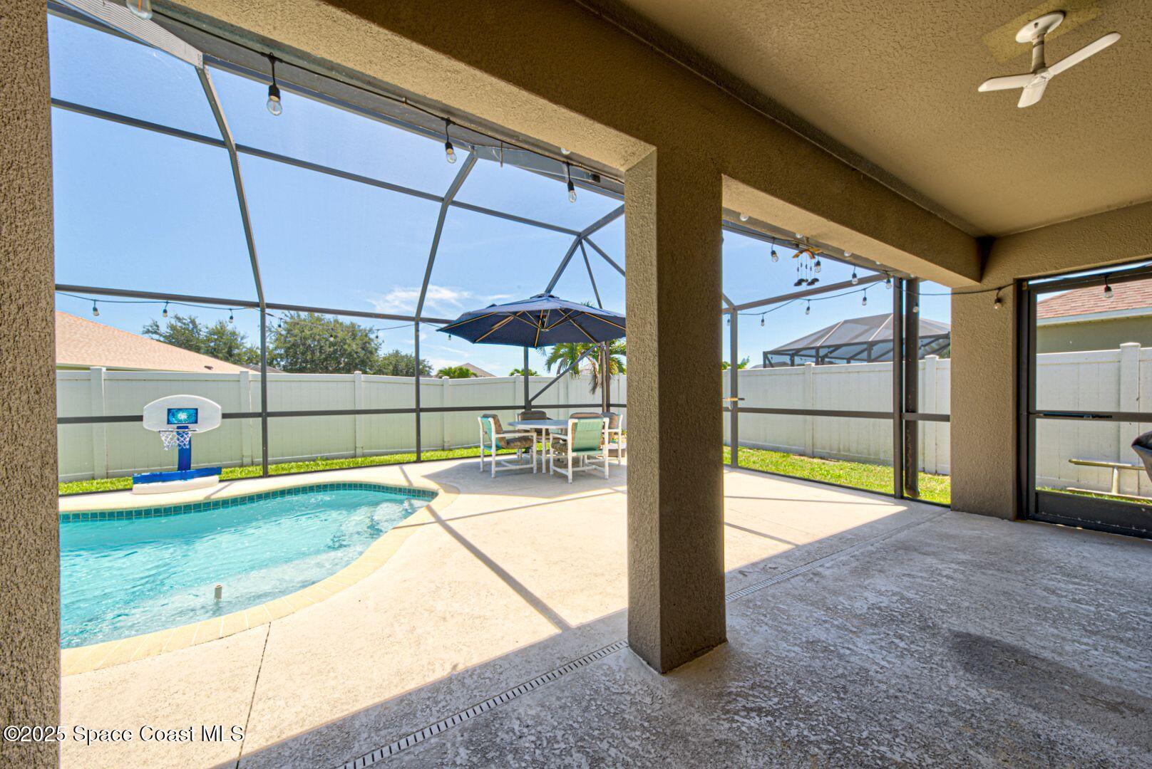 4082 Brantley Circle Rockledge, FL 32955 - Photo 15 of 31 Truss Covered Lanai