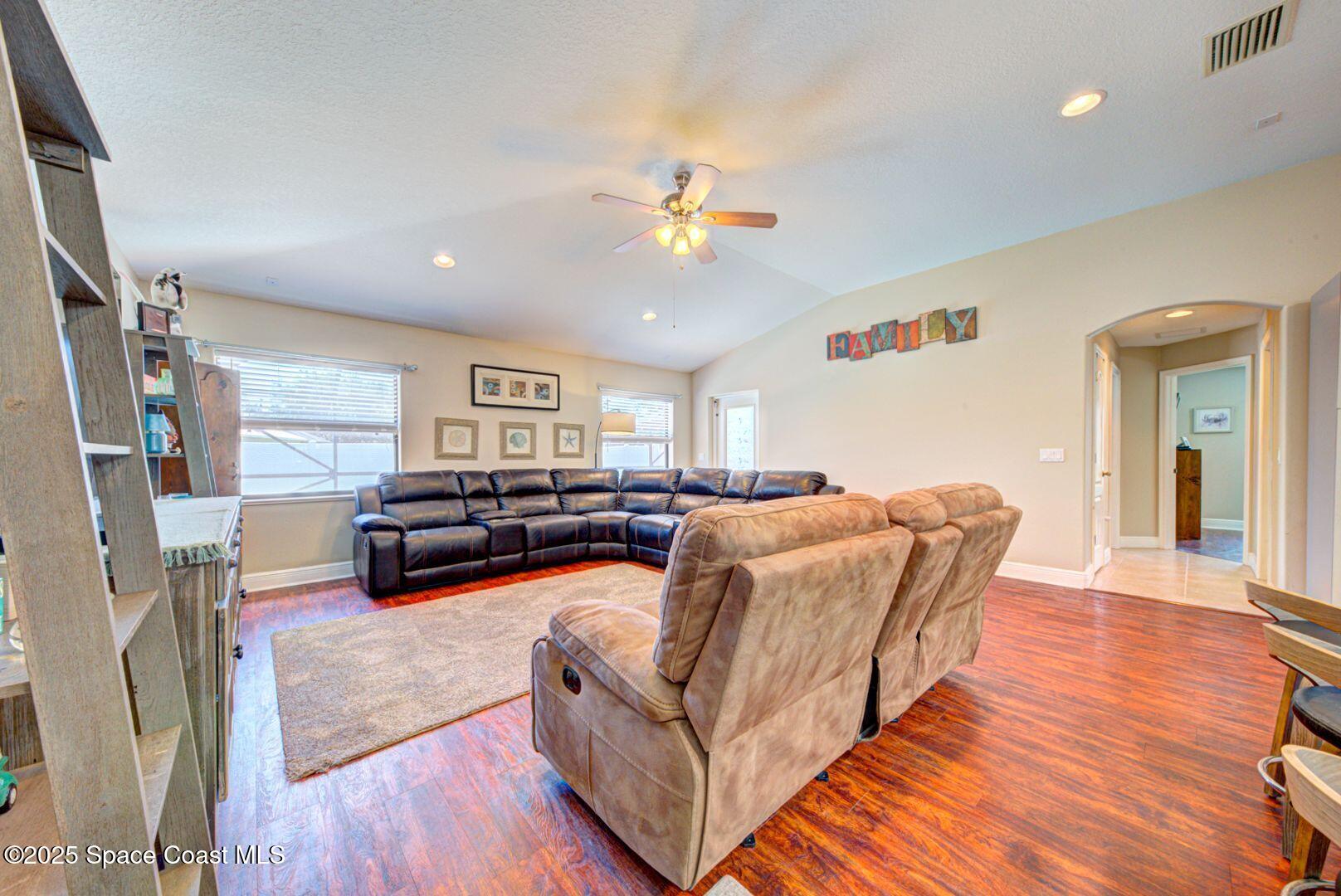 4082 Brantley Circle Rockledge, FL 32955 - Photo 22 of 31 Family Room View 2