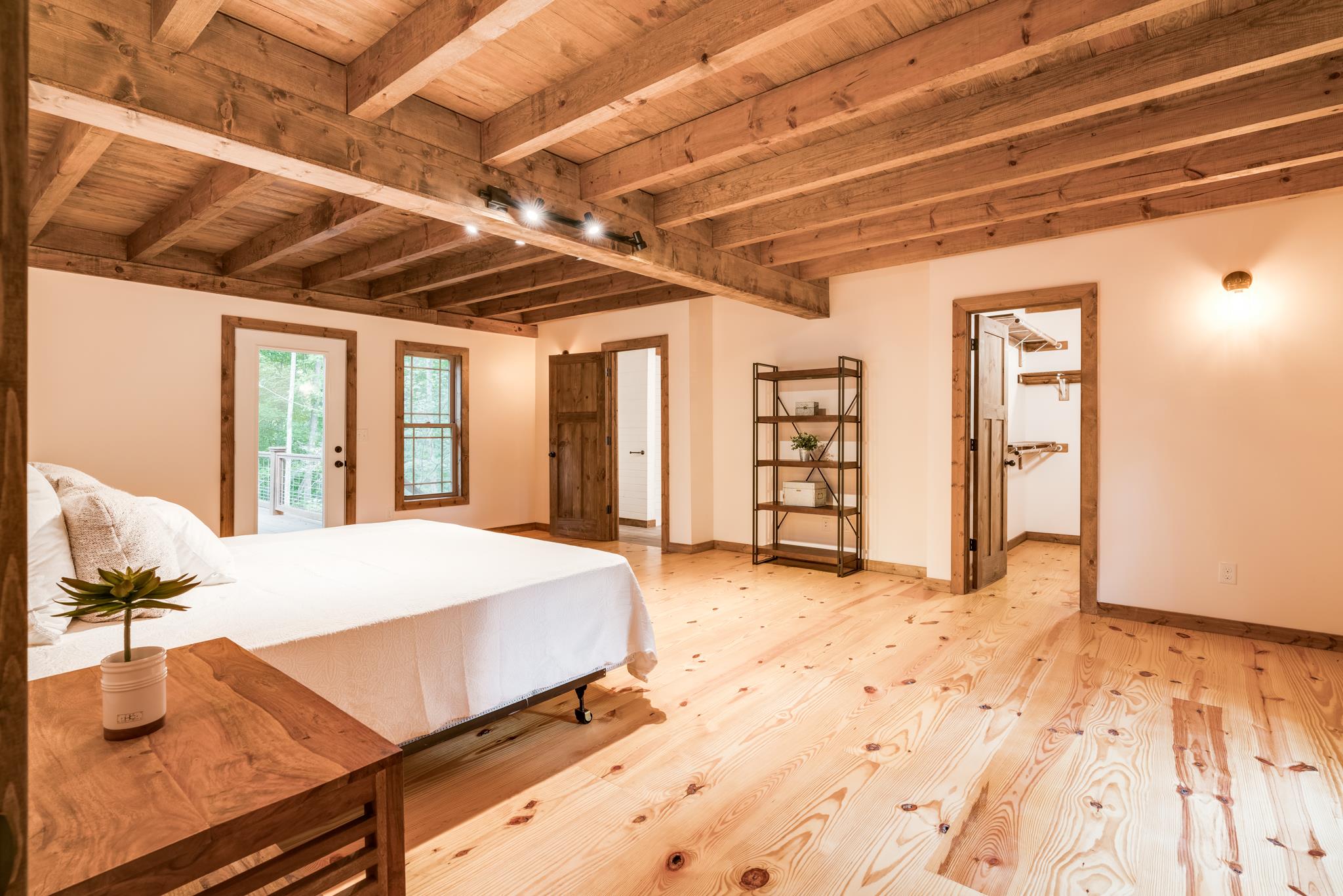 5475 Parker Branch Road Franklin, TN 37064 - Photo 12 of 29 Stunning Master suite on the main floor with hardwood floors and large walk-in closet with wood shelving