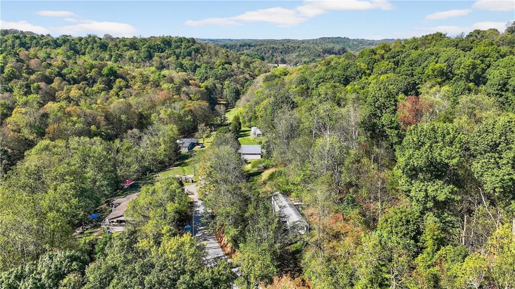 82 Phillips Road Burgettstown, PA 15021 - Photo 27 of 49 a view of a lush green forest with trees and some houses