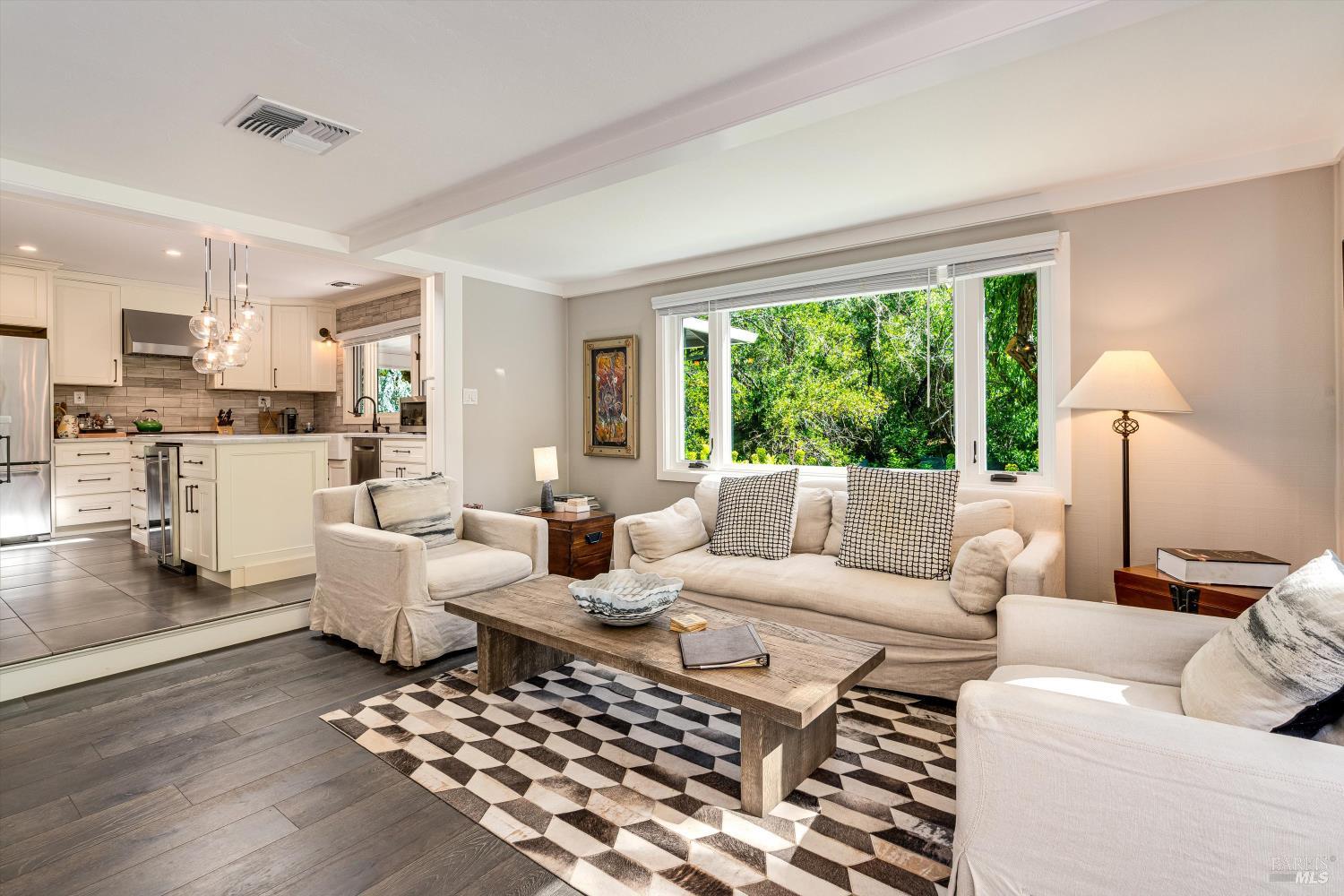 850 Conn Valley Road St. Helena, CA 94574 - Photo 31 of 79 a living room with furniture and a large window