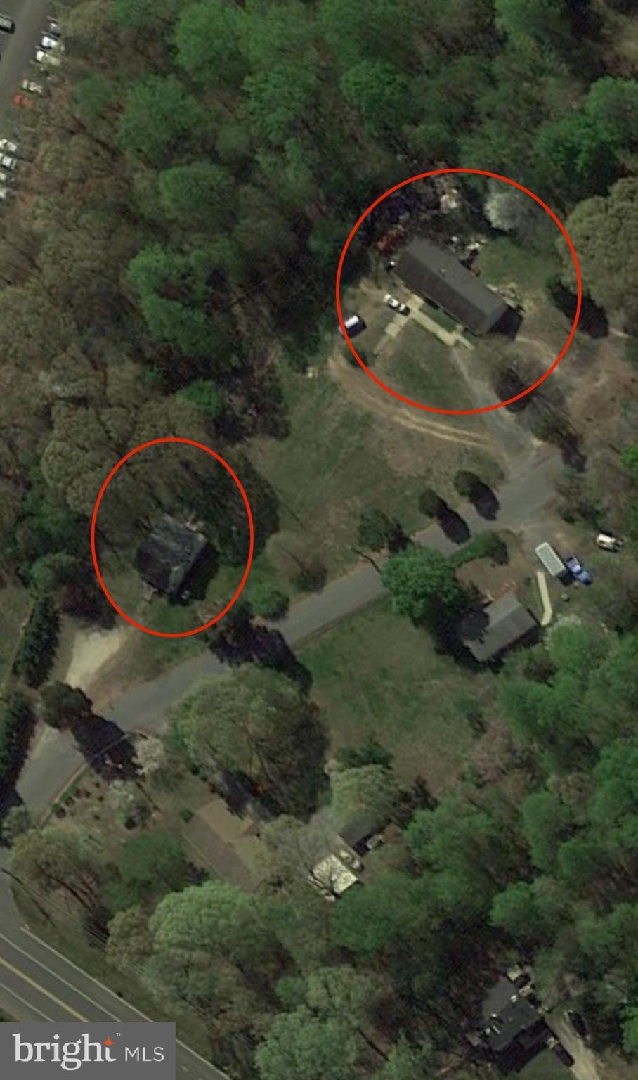 20 Arthur King Road Prince Frederick, MD 20678 - Photo 22 of 23 Ariel View of Both Properties on Lot