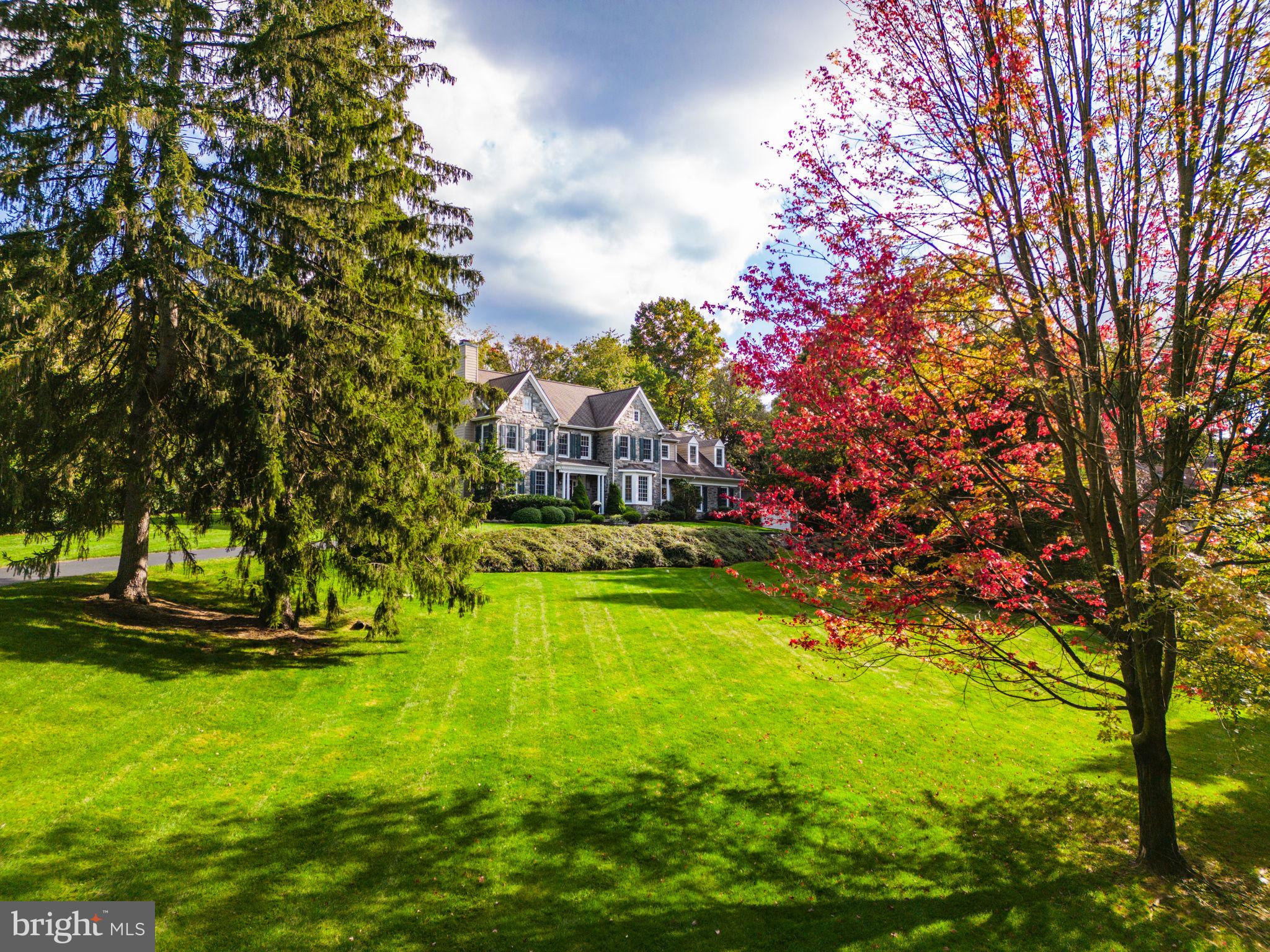 815 Brower Road Wayne, PA 19087 - Photo 2 of 84 Set back amongst a beautiful green backdrop