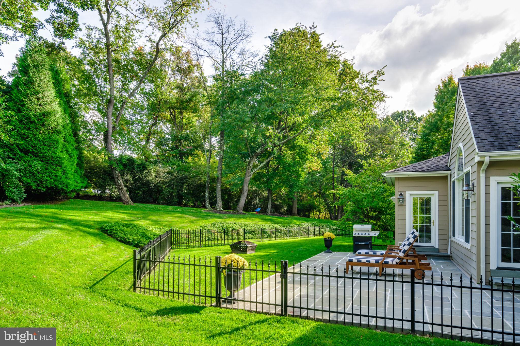 815 Brower Road Wayne, PA 19087 - Photo 82 of 84 Partially Fenced Backyard