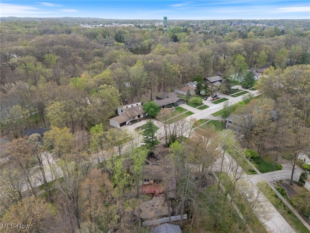 17800 Falling Leaves Road Strongsville, OH 44136 - Photo 33 of 39 Aerial view with a forest view
