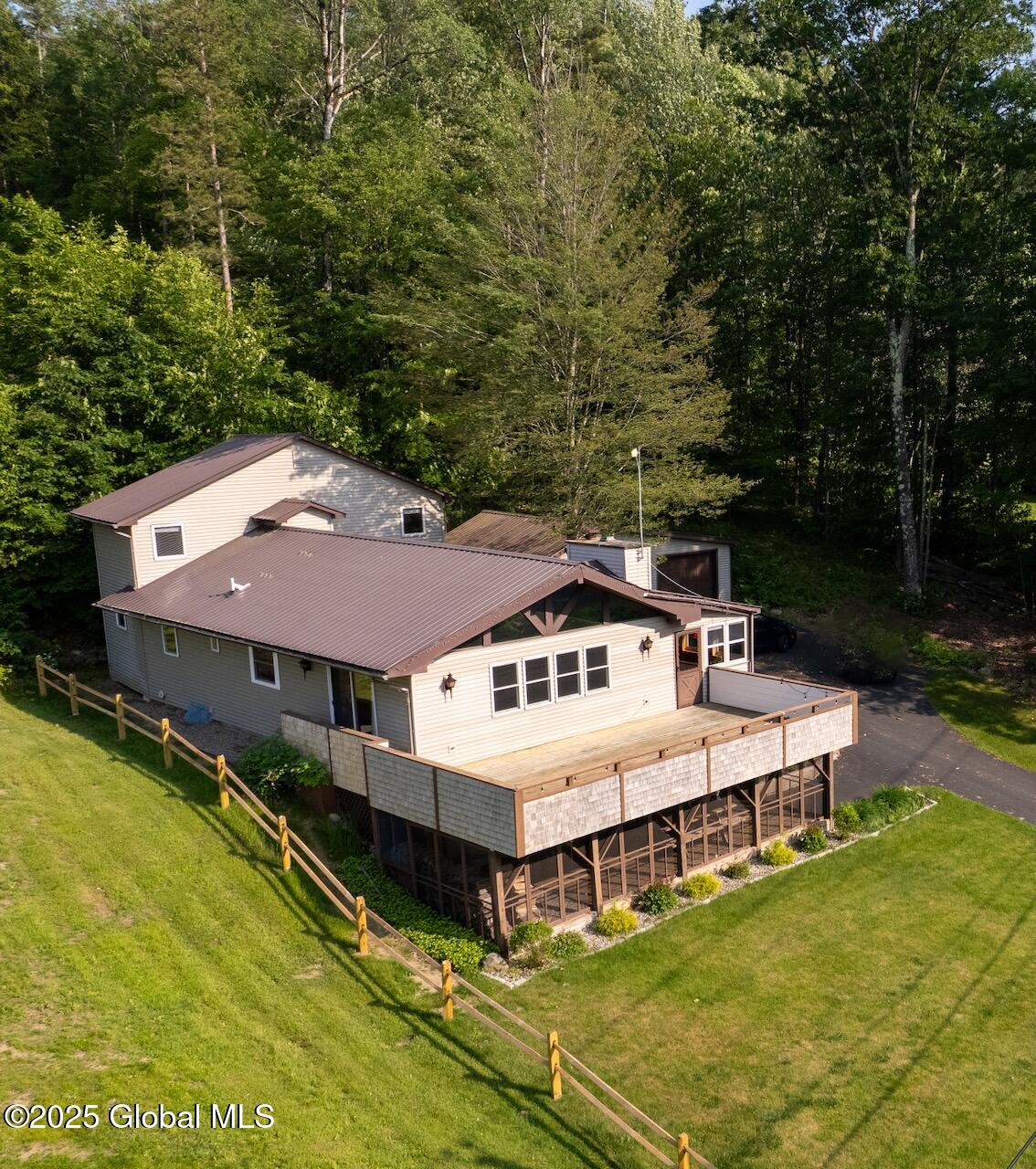 838 South Shore Road Edinburg, NY 12134 - Photo 59 of 68 53_drone house close