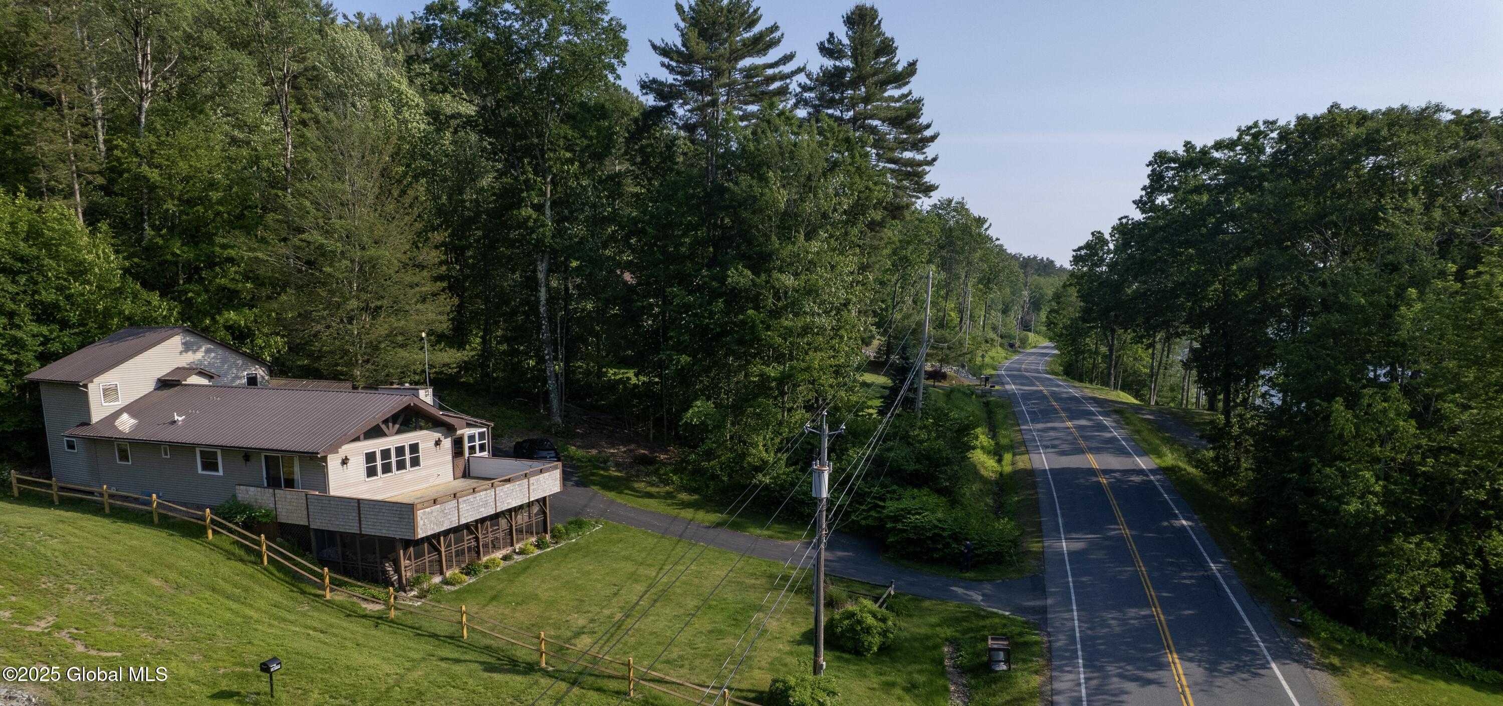 838 South Shore Road Edinburg, NY 12134 - Photo 60 of 68 54_drone house far