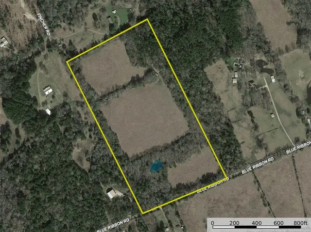 an aerial view of house