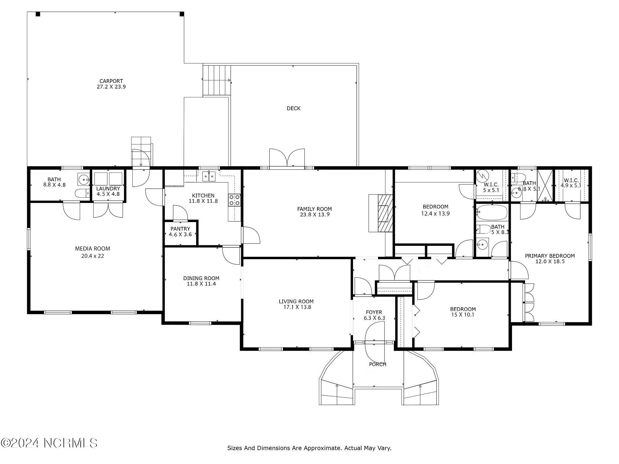 607 Curtis Road Warsaw, NC 28398 - Photo 29 of 29 607curtisfloorplan